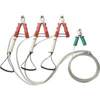 長谷川電機工業 長谷川 アースフック HAーS型EGキャッチ キュービクル万能型 HA-SSET 1セット(1個) 688-8335（直送品）