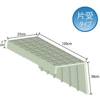 ウッドプラスチックテクノロジー ウッドプラスチック 畦畔(あぜ)カバー片受タイプ 10本セット AZECOVER S 10SET 1個（直送品）