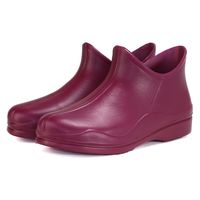 阪神素地 阪神 HM9044 婦人カルカルショートブーツMワイン 1足（直送品）