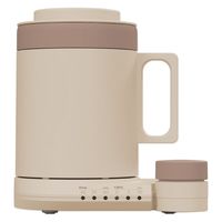 サンコー 本格白湯も飲み物も「沸かして飲めるマグケトル」ブラウン MAGKTLHBW 1個