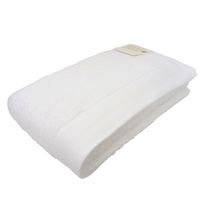 林 やわらかバスタオル テックカラー ホワイト BO438010 1枚