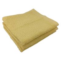 林 ウォッシュタオル テラカラー イエロー 1セット（同色3枚） WN602403 1セット（同色3枚入）