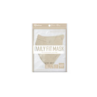 アイリスオーヤマ デイリーフィットマスク 立体 ふつうサイズ ペールベージュ　不織布　個包装　カラーマスク　RK-F5SXQ 1パック(5枚入)