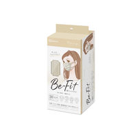 アイリスオーヤマ 美フィットマスク ふつう ペールベージュ　PK-B30MXQ プリーツ　1箱(30枚入)