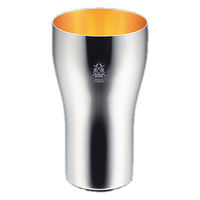 カンダ 0233015「金の贅」18-8ステンレスタンブラー大 4975192082508 1個（直送品）