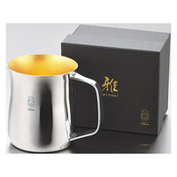 カンダ 0233038「雅(みやび)」手付きタンブラー(内面24金メッキ) 4975192084038 1個（直送品）