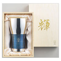 カンダ 1001865「輝」純銅ビアタンブラー 銀古美 4975192087176 1個（直送品）