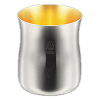 カンダ 1001890「金の贅」18-8ステンレス チアーズタンブラー (内面金メッキ) 4975192087398 1個（直送品）