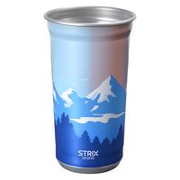 ストリックスデザイン リサイクルアルミドリンクカップ タイム 1セット（4個：2個入×2箱）