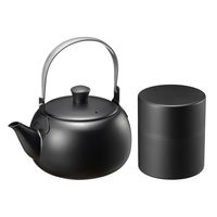 和平フレイズ 燕三 ステンレスつる手急須&茶筒セット EM-084 1個