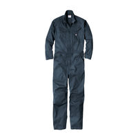 コーコス信岡 ストレッチヘリンボーンツナギ ネイビー M D-916 1着（直送品）