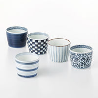 西海陶器 藍屋絵変り カップ揃 31854 1セット（直送品）