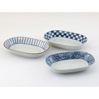 西海陶器 藍屋 カレー鉢トリオ 31026 1セット