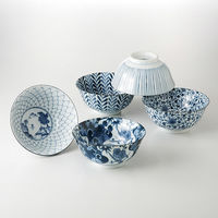 西海陶器 藍絵変り 多用鉢揃 31303 1セット（直送品）