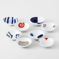 西海陶器 染錦絵変り 末広珍味揃 13307 1セット