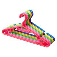 カワタキコーポレーション カラフルハンガー 5色10本組 1セット（3個）