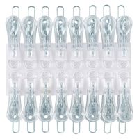 カワタキコーポレーション 丈夫でつまみやすいポリカピンチ フック付き16個組 1個