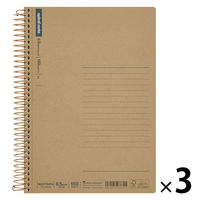 マルマン A5 スパイラルノート 横罫150枚 N237OHFS 1セット（1冊×3）