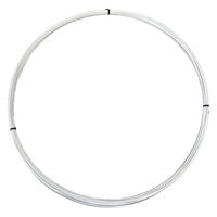 山喜産業 針金 ビニール被覆線 #16(1.6mm×1.2mm) ホワイト 1箱（500g巻(約49m)）（直送品）