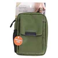 クツワ マルチホルダー2方ファスナー(カーキ)305DRGR 305DRGR 1個（直送品）