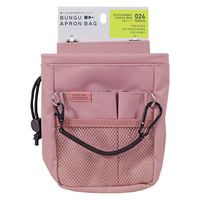 クツワ 文具エプロンバッグ 巾着(ピンク)BE024PK BE024PK 1個（直送品）