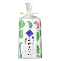 白雪ふきん 友禅てぬぐい ジャックと豆の木 グリーン 6117 1枚