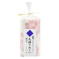 白雪ふきん 友禅てぬぐい 薔薇 ピンク 6401 1枚