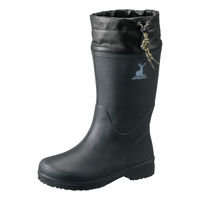 福山ゴム工業 キャプテンスタッグ長靴 メンズ M(24.5~25.0) CS-06/BK/M 1足（直送品）