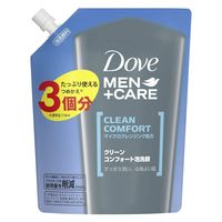 Dove MEN（ダヴメン）+ケア クリーンコンフォート 泡洗顔 つめかえ用 大容量 330ml ユニリーバ