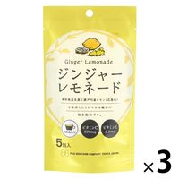 不二食品 ジンジャーレモネード 1セット（5包入×3袋）