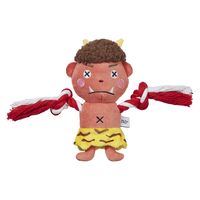 （数量限定）プラッシュトイ・ウィズロープ アカオニ 1個 ダッドウェイ 犬用 おもちゃ