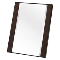 永井興産 サイドフレーム卓上ミラー WILSON 幅182×奥行20×高さ228mm NK-269 ダークブラウン 1個