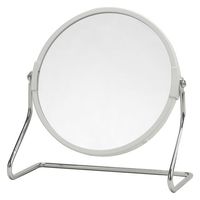 永井興産 サークル卓上ミラー LUNA（ルナ） 幅170×奥行85×高さ175mm ホワイト NK-267WH 1個