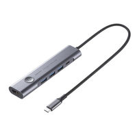 サンワサプライ HDMIポート付 USB Type-Cハブ USB-5TCHP18GM 1個