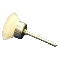 高島産業 ナイロン 軸付きミニカップブラシ CSNM-025-3 1セット(3個)（直送品）