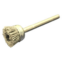 高島産業 砥粒入りナイロン軸付きスーパーミニカップブラシ CSTM-016-1 1セット(3個)（直送品）