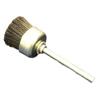 高島産業 馬毛 軸付きミニカップブラシ CSUM