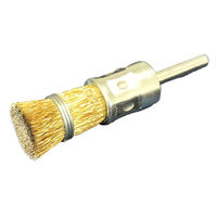 高島産業 亜鉛メッキワイヤー線 筒型(エンド)ブラシ 結束 E-015K-5 1セット(3個)（直送品）