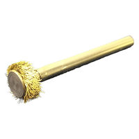 高島産業 真鍮 スーパーミニホイールブラシ WSBM-009-1 1セット(3個)（直送品）