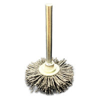 高島産業 セラミック砥粒 軸付ミニホイールブラシ WSCRM-022-3 1セット(3個)（直送品）