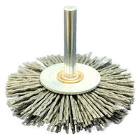 高島産業 砥粒入ナイロン 軸付ホイールブラシ WSG-065K-3 1セット(3個)（直送品）