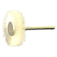 高島産業 ナイロン 軸付ミニホイールブラシ WSNM-020-3 1セット(3個)（直送品）