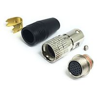 ヒロセ電機 超小型 高性能丸型コネクタ ジャック はんだ結線