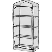 タカショー ダブルジップ温室 4段 GRH-D03 1台（直送品）