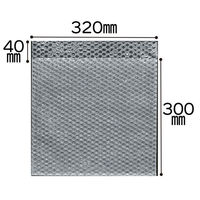 プチプチ（R）袋 フラップなし d36 230×320mm 角2封筒用 1袋（25