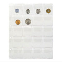 テージー コインフリー台紙４列５段 CA-345S 1冊（1枚）（わけあり品）