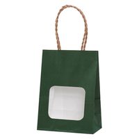 パックタケヤマ ウィンドウミニバッグ エメラルド XZT65215 1セット（100枚：25枚入×4袋）