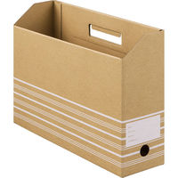 アスクル　ボックスファイル　A4ヨコ　ダンボール製　10冊 オリジナル（わけあり品）