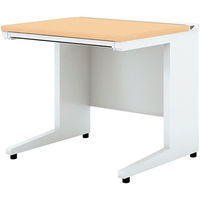 組立設置込】プラス US-1S 平机 幅800×奥行700×高さ720mm ホワイト 