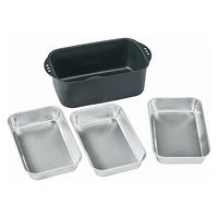 ヒロショウ ミニミニ天ぷら角型 ステンレスバット3枚セット MTS-SB3 1式（直送品）